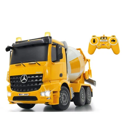 CAMION BETONIERA MOBILE MERCEDES CANTIERE RADIOCOMANDATA 1:20 JAMARA MEZZO RC - Immagine 1 di 4