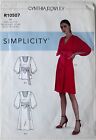 Robe Simplicity 9098 Misses modèle de couture ceinture taille 6-14