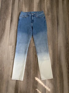 J. McLaughlin Jaycie Ombre Stretch Jeans Blue, $178 NEW, Women's 4, NWOT - Picture 1 of 6