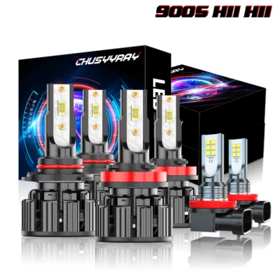 Комплект светодиодных противотуманных фар дальнего и ближнего света для Ford Escape 2017 2018 2019 годов выпуска - Изображение 1 из 4