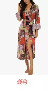 VINTATRE Women Kimono Robes Long Knit Bathrobe Soft Knit Sleepwear Loungewear S - Picture 1 of 5