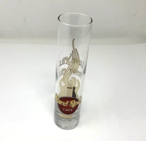 Hard Rock Cafe Rom dünnes hohes Glas - Love All Serve All Motiv - Bild 1 von 8
