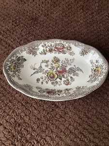Enoch Wedgwood Oriental Pheasants Side Dish 20 x 14 Cm. VGC Used. - Picture 1 of 14