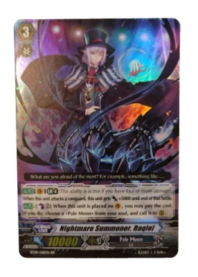 Nightmare Summoner, Raqiel Cardfight Vanguard BT09/018 Clash of Knights RR - Image 1 of 3