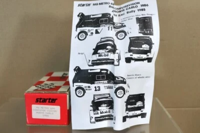 Starter Models 1/43 MG Metro 6R4 Computer Visione Monte Carlo Artù Stagno 1986 - Immagine 1 di 4