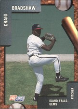 1992 Idaho Falls Gems Fleer/ProCards #3502 Craig Bradshaw
