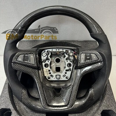 Carbon Fiber Steering Wheel Fit for Chevrolet Malibu 2010-2015 with Trim - Изображение 1 из 4