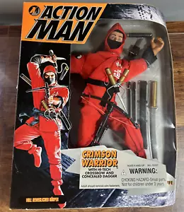 Action Man 12" Muñeca/Figura Ninja Crimson Warrior Hasbro 1995 - Nuevo Precintado - Imagen 1 de 15