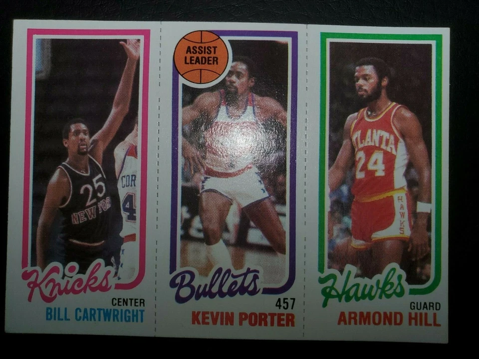 1980-81 Topps Bill Cartwright Kevin Porter Armond Hill Card #60 25-244-166 NMM - Image 1 of 1
