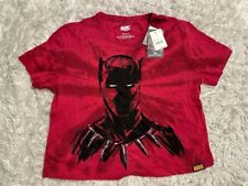 Marvel women's T shirt Cropped Short Sleeve Graphic Size M