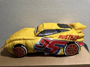 Disney Pixar Lightyear Rusteze 95,Dinoco 51 Plush Car Pillow Toy Reversible XL - Picture 1 of 5