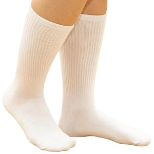 6 Pack Womens Cotton Socks, Moisture Wicking, Breathable Soft Crew, Casual - Picture 1 of 6