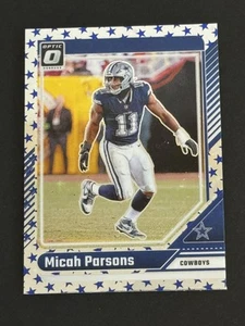 Micah Parsons 2024 Panini Donruss Optic Blue Stars SP #56 - Picture 1 of 10