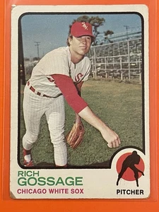 1973 Topps Rich Gossage Rookie RC #174 Chicago White Sox béisbol patio - Imagen 1 de 2