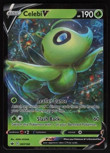 Celebi V #007/198 SWSH06: Chilling Reign Ultra Rare Pokemon TCG NM - Picture 1 of 2