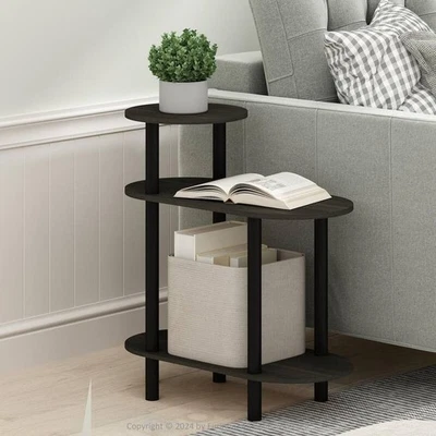 End Table Small Chair Side Skinny Slim For Bedside Narrow Nightstand Thin Tall - Image 1 of 4