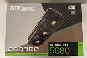 ZOTAC Nvidia GeForce RTX 5080 SOLID CORE 16GB 256BIT GDDR7 - Afbeelding 1 van 6