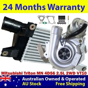 Upgrade Billet Turbo Charger+Intercooler For Mitsubishi Triton MN 4D56 2.5L 2WD - Picture 1 of 11