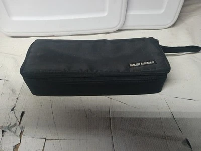 Case Logic Cassette 15-Tape Carry Case Holder Storage Black Zip Closure - Image 1 of 4