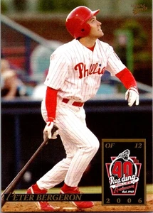 2006 MultiAd Reading Phillies #2 Peter Bergeron - Picture 1 of 2