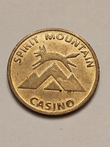 SPIRIT MOUNTAIN CASINO SPIELMARKE NUMISTA RARITÄT INDEX 93 MESSING XF-AU KOSTENLOSER VERSAND  - Bild 1 von 2