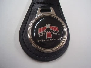 PONTIAC FIREBIRD    KEY CHAIN   LEATHER FOB - Bild 1 von 3