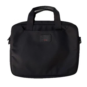 Tumi Netbook Housse de Transport Mini Messenger Poignée Supérieure Sac à Bandoulière # 026158DH - Photo 1/11
