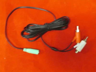 3.5MM Female RCA Y Splitter Cable For Turtle Beach Headphones Brand New 8932 - Image 1 of 3