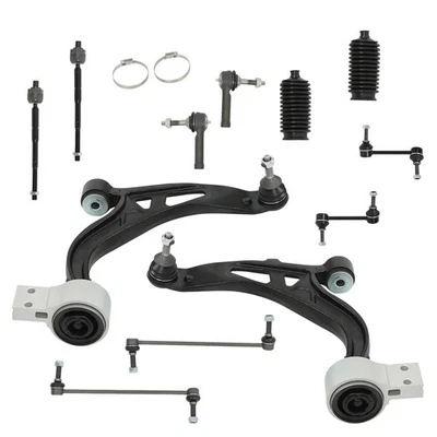 New 12pcs Front Lower Control Arm Ball Joint Tie Rod End For 11-17 Ford Explorer - Image 1 of 4