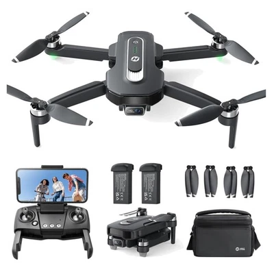 GPS Drohne 4K Kamera FPV Follow Me Rückkehr 52 Min Flugzeit leicht - Bild 1 von 4