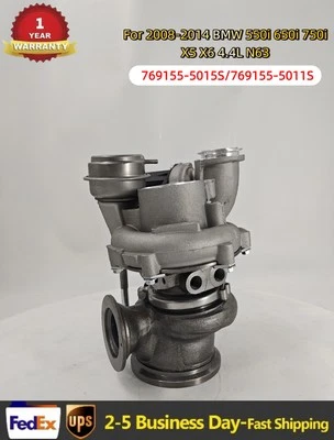 Turbocargador 769155-5015S NUEVO para BMW 550i 650i 750i X5 X6 2008-2014 4,4 L N63 V8 Foto 1 de 4
