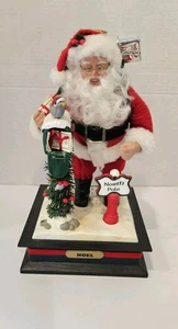 1993 Holiday Creations Santa Claus Mailbox Lighted North Pole Musical Display - Picture 1 of 8
