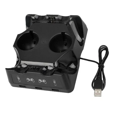 4 in 1 Controller Ladegerät Dock Ständer mit LED Licht für PS4/MOVE/PS4 VR - Bild 1 von 4