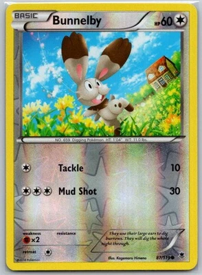 Bunnelby Reverse Holo 87/119 Common XY - Phantom Forces NM - Image 1 of 2