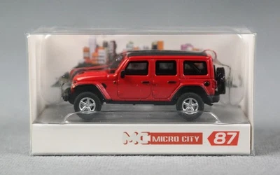 HERPA MicroCity 87MC000011 H0,1:87 Jeep Wrangler, rot, 2017 NEUHEIT 2025