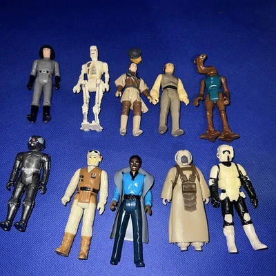 Vintage 1980 Kenner Star Wars 3.75" Figure Lot of 10 - Collectible - Image 1 of 4
