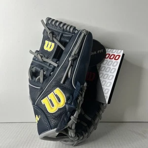 (1) Wilson A1000 11,5" Infield Baseball Handschuh blau #WBW101442115 Linkshand neu mit Etikett - Bild 1 von 5
