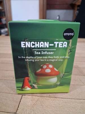 Infusor de té de setas caprichoso con cadena de gnomo Foto 1 de 4