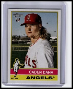 2025 Topps Heritage #378 Caden Dana novato Los Angeles Angels - Imagen 1 de 2