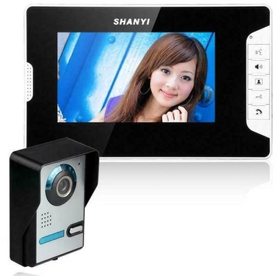 7" Screen Video Phone Door Intercom 1-camera 1-monitor Night Vision Doorbell - Image 1 of 3