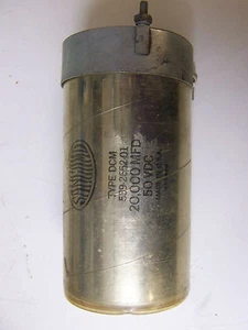 20000MFD, 50VDC SANGAMO CAPACITOR Type DCM - Picture 1 of 2