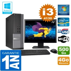 PC DELL 7020 SFF Core I3-4130 RAM 4GB Disco 500GB Wifi W7 Pantalla 19" - Imagen 1 de 4
