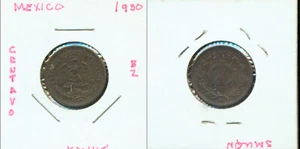 MÜNZEN WELT MEXIKO 1930 1 CENTAVO (G820) BRONZE AU - Bild 1 von 3