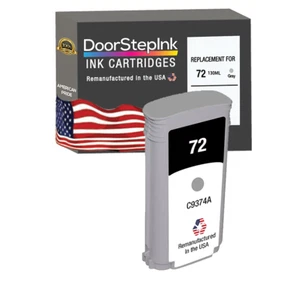 DoorStepInk kompatible Tintenpatronen für HP 72 grau 130 ml C9374A-USA - Bild 1 von 6