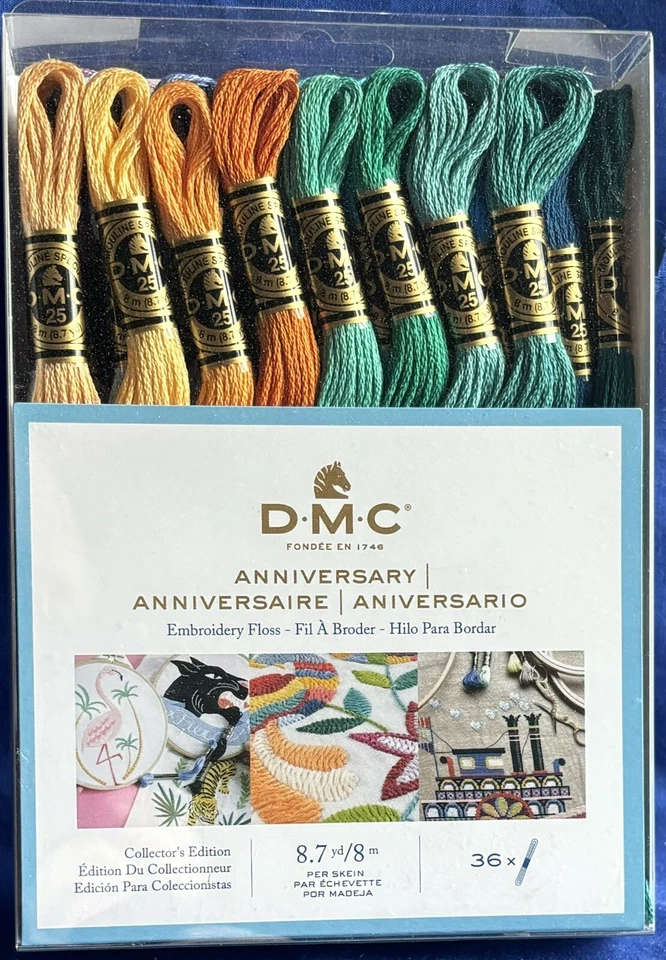 DMC Anniversary Embroidery Floss Collector's Edition 36 Skeins NEW From Dealer - Image 1 of 3