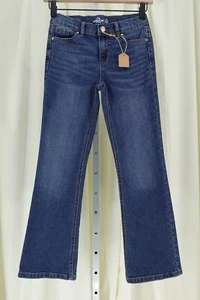 Jordache Youth Girl Bootcut Relaxed Fit Adjustable Elastic Waist Jeans Size 12 - Picture 1 of 18
