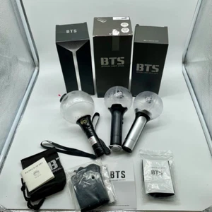 BTS Bangtan Boys Official Pen Light Stick ARMY Bomb Version 1 2 3 Set Used Japan - Picture 1 of 19