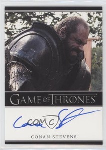 2013 Game of Thrones Season 2 Bordered Conan Stevens Gregor Clegane as Auto uk2