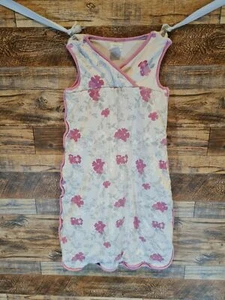 Pitter Patter Babies White & Pink Flower Pattern Sleeping Bag/Suit 18-23 Months - Picture 1 of 11