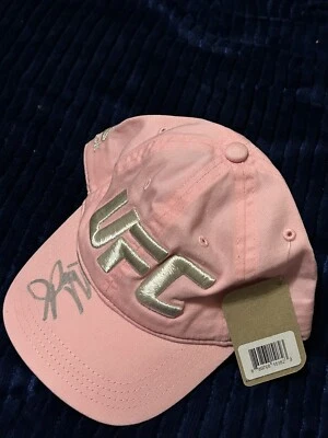 Julianna Pena Signed UFC Womens Pink Hat NWT Autograph MMA PSA COA Champion - Image 1 of 4